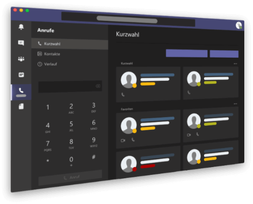 Telefonie mit Microsoft Teams
